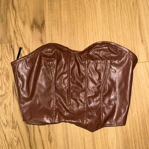 Shein Tube Top Leather - Medium